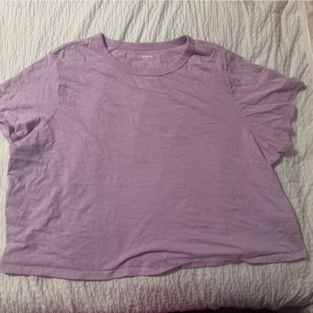 Old Navy Lavender Crop Top